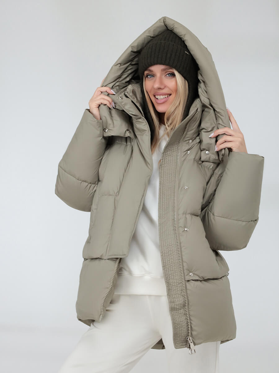 

Куртка женская Vitacci CLA248-18 зеленая XL, Зеленый, CLA248-18