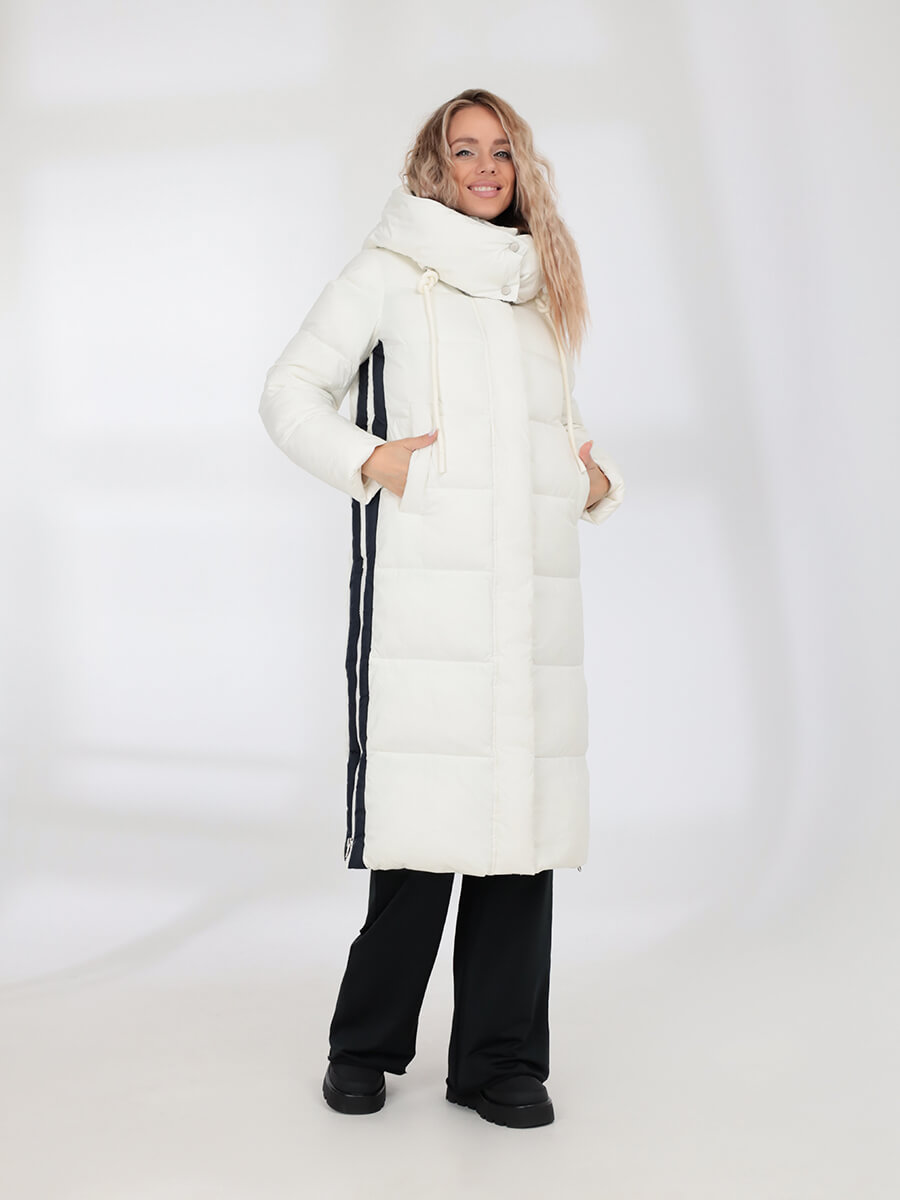 Пальто женское Vitacci CLA389-08 белое 48-50 RU