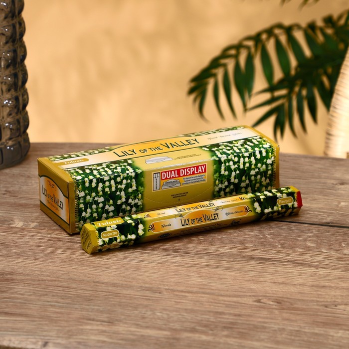 

Благовония "Tulasi" 20 аромапалочек Lily of the valley, Indian style