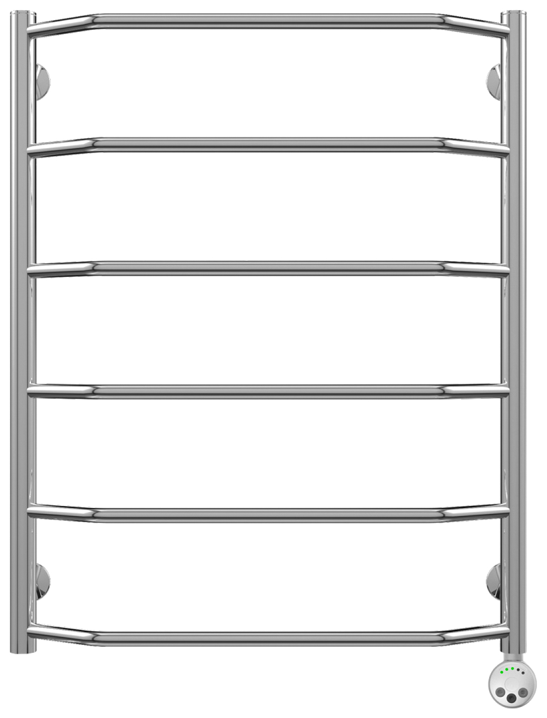 фото Полотенцесушитель электрический terminus виктория п6, лесенка, 632х796 мм, хром