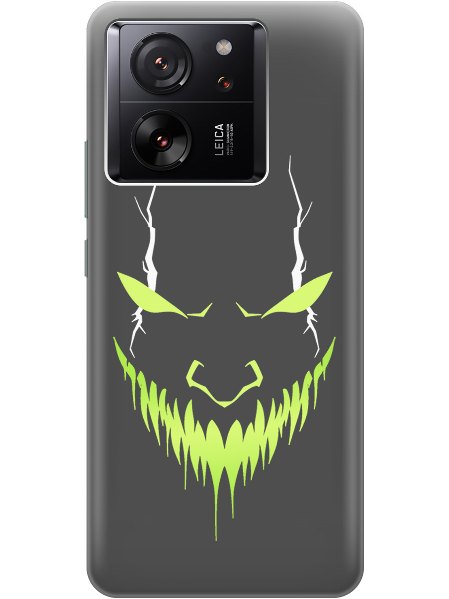 

Силиконовый чехол на Xiaomi 13T/13T Pro с принтом "Evil Face" матовый черный, Черный;белый;зеленый, 776584851