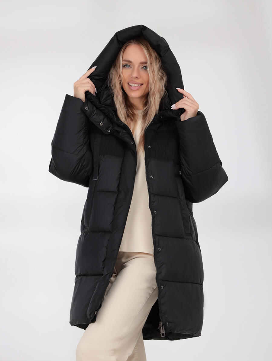 

Куртка женская Vitacci CLA616-01 черная M, Черный, CLA616-01