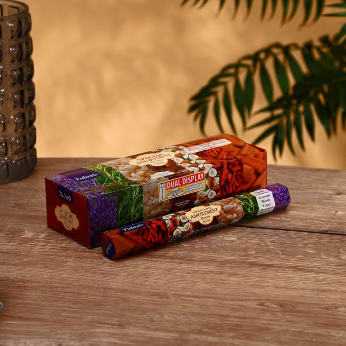 

Благовония "Tulasi" 20 аромапалочек Special assortment, Indian style