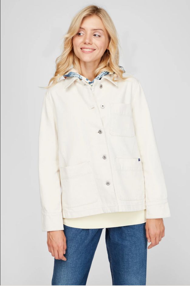 

Ветровка женская GANT 4700170 белая M, Белый, 4700170