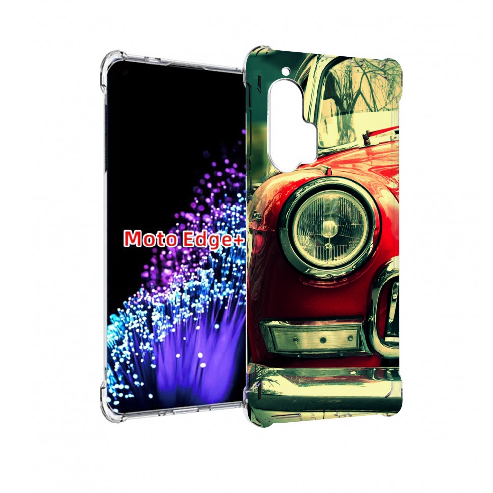

Чехол MyPads Винтажная-машина мужской для Motorola Edge+ Plus, Прозрачный, Tocco