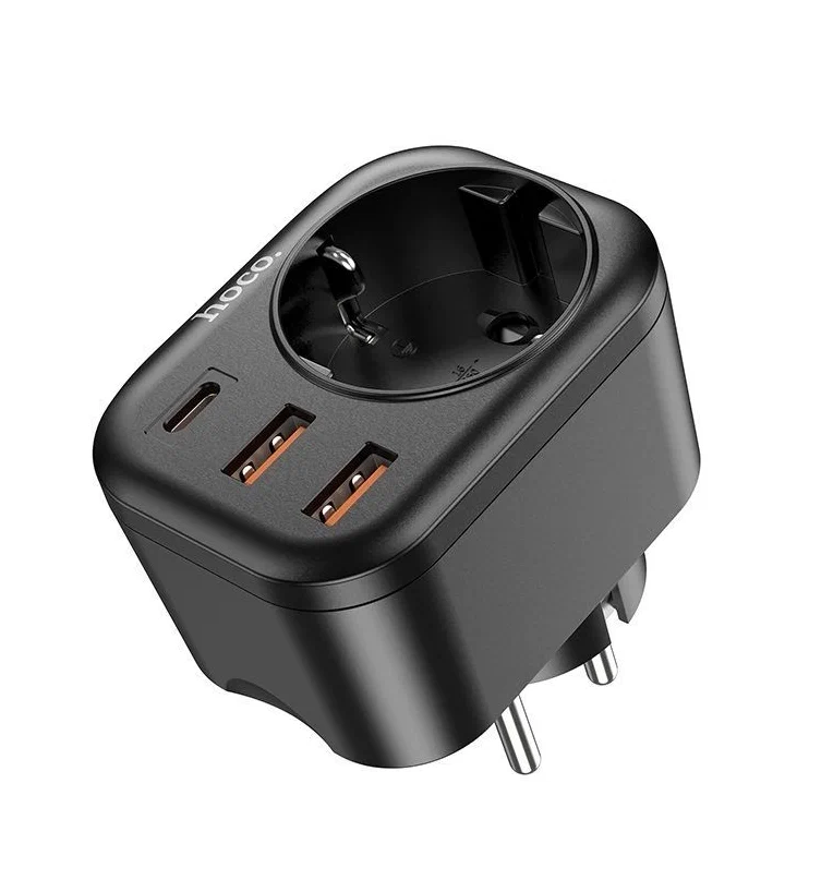 

Сетевое зарядное устройство HOCO (NS3) 4000mAh/PD20W/QC3.0 2х USB/Type-C (черный)