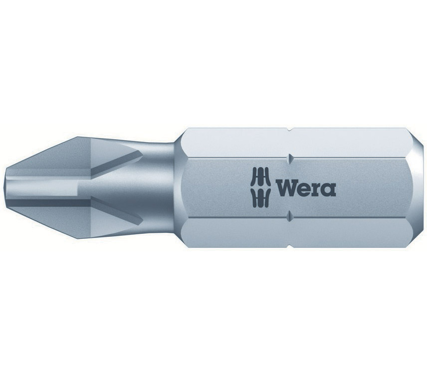 Бита крестовая Wera PH 1 x 25 мм WE-072070 крестовая отвертка wera 162 i ph vde sb ph2x100 мм на подвесе we 100012