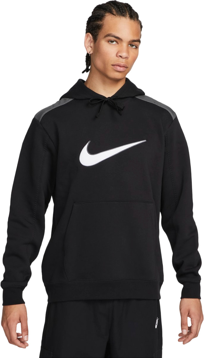 

Худи мужское Nike M NSW SP FLC HOODIE BB черное XL, Черный, M NSW SP FLC HOODIE BB