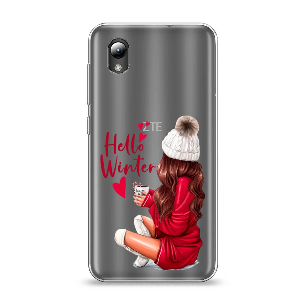

Чехол на ZTE Blade A3 2019/L8/ZTE Blade A31 lite "Hello winter", Красный;белый;коричневый, 132850-5
