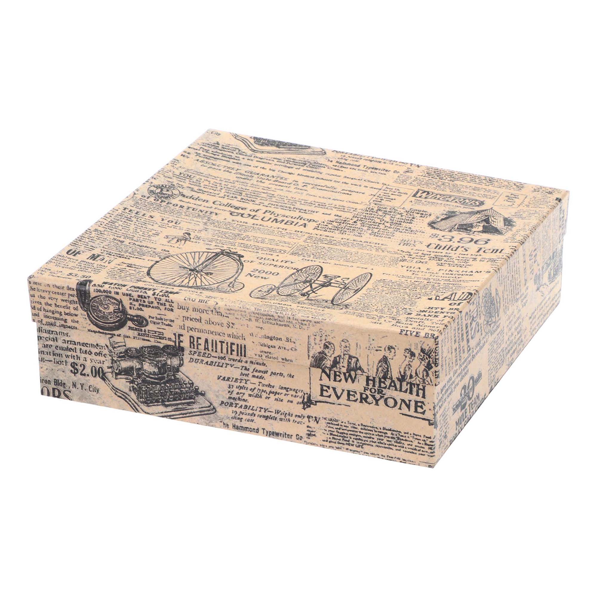 

Коробка подарочная Grand Gift 22 x 22 x 6 см в ассортименте, Разноцветный
