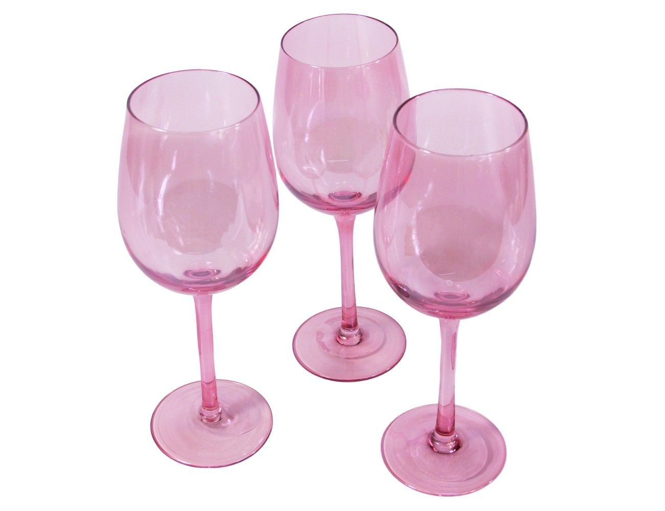 Набор бокалов для вина РОССЭ, стекло, розовый, 420 мл (6 шт.), Koopman International