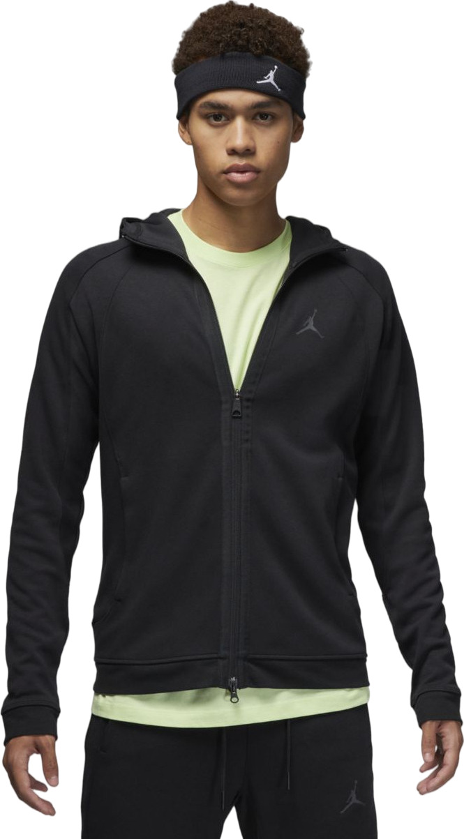 Толстовка мужская Nike M Air Jordan Dri-FIT Sport Fleece Full-Zip черная M черный