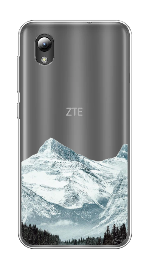 

Чехол на ZTE Blade A3 2019/L8/ZTE Blade A31 lite "Горы арт 1", Белый;зеленый, 132850-2