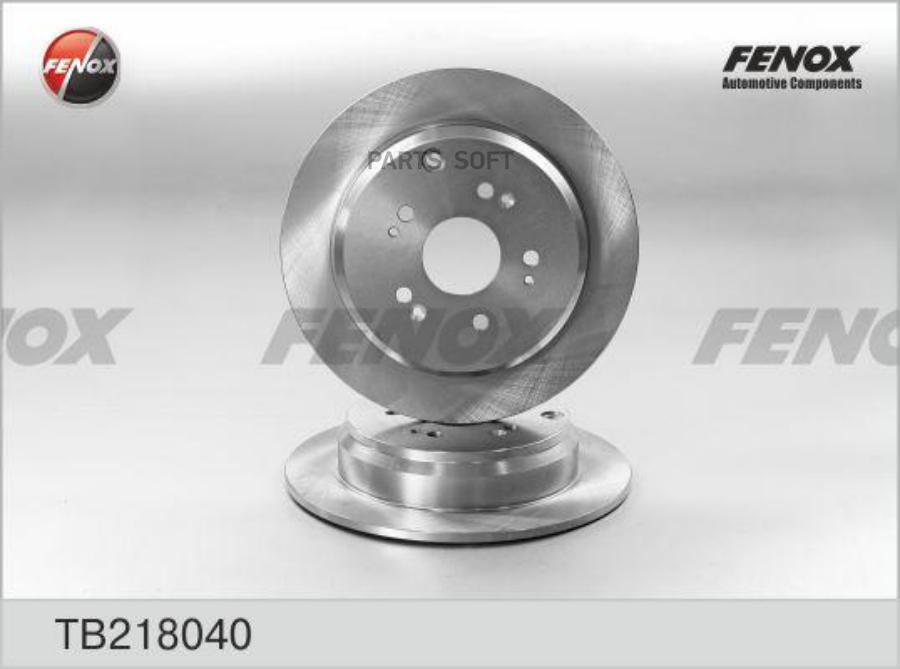 

FENOX TB218040 Диск торм.зад.HONDA CR-V, 2.2, 05= 1шт