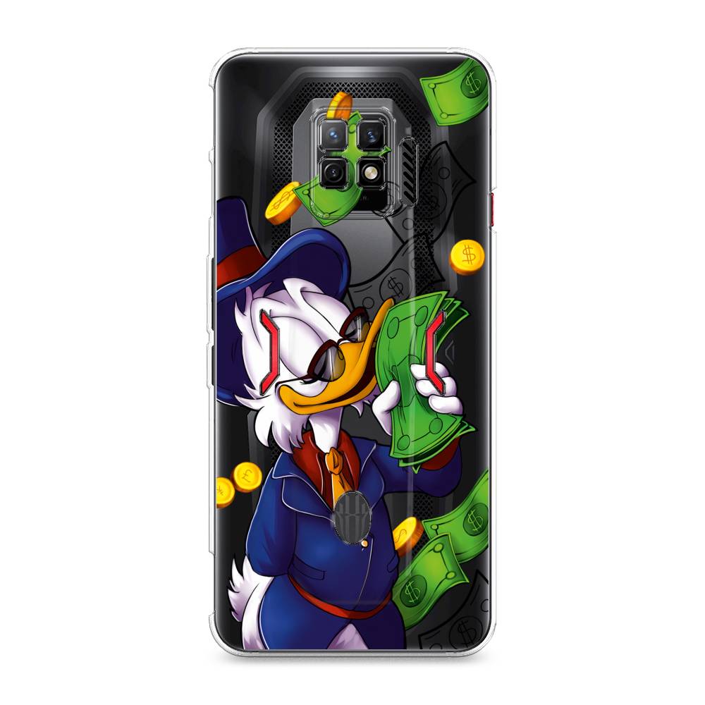 

Чехол на ZTE Nubia Red Magic 7 Pro "Scrooge McDuck with Money", Синий;зеленый;белый, 136050-6