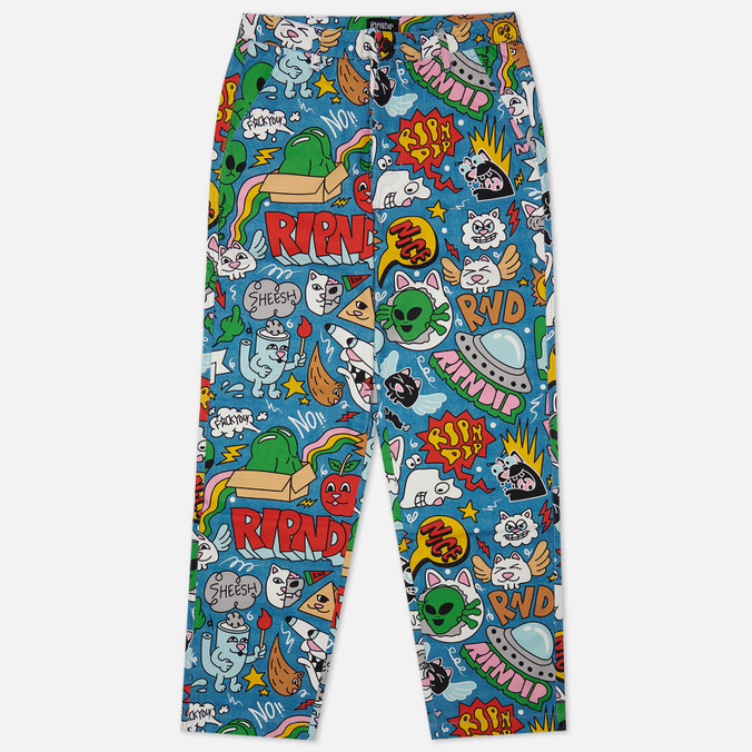 

Мужские брюки Ripndip Good Day Twill синий, Размер 32, Good Day Twill
