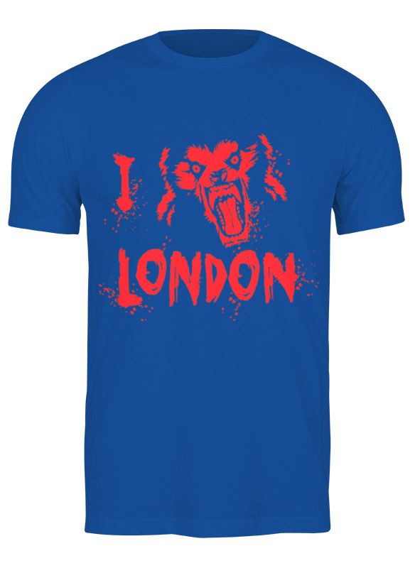 

Футболка мужская Printio I love london 1493397 синяя XL, Синий, I love london 1493397