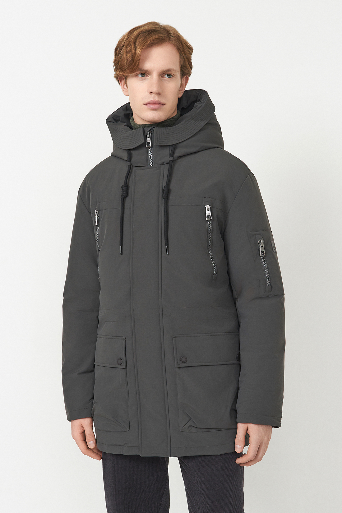 

Зимняя куртка мужская Baon B5423506 зеленая 3XL, Зеленый, B5423506