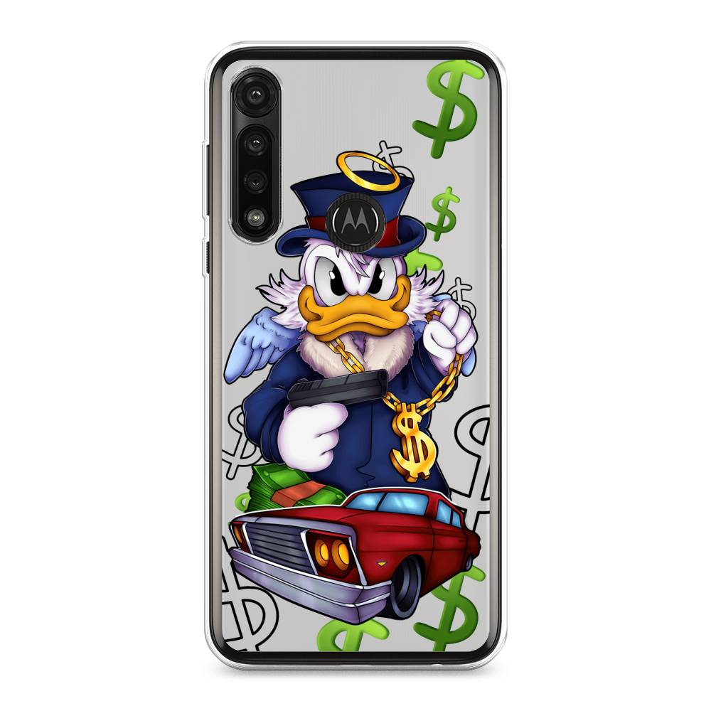 

Чехол на Motorola Moto G Power 2020 "Scrooge McDuck with a Gold Chain", Красный;синий;белый, 242650-6