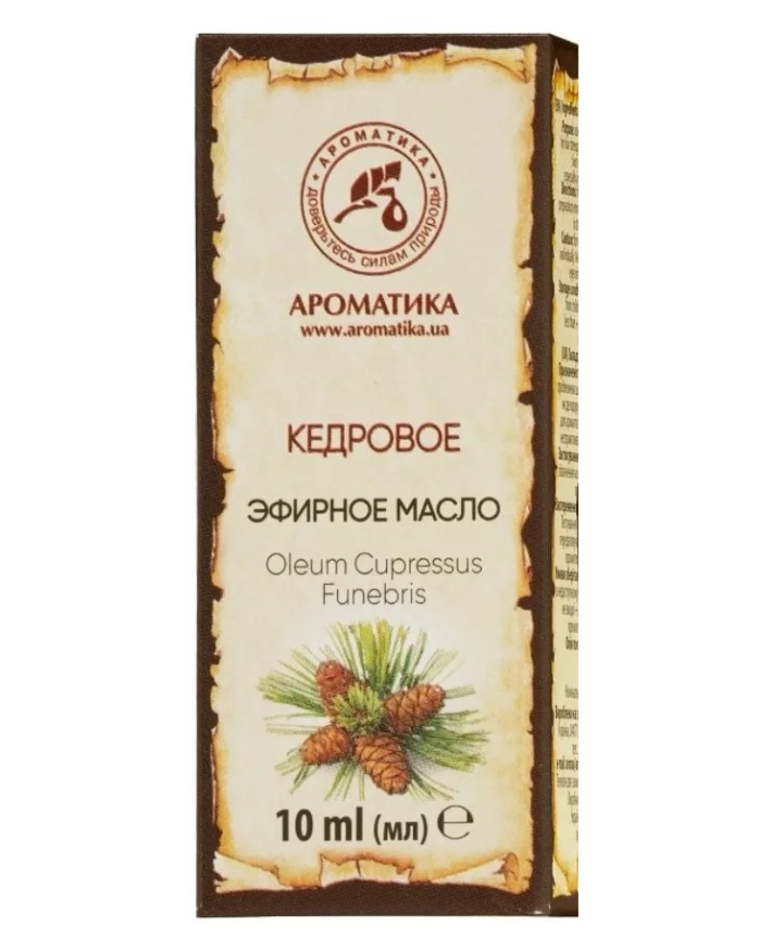 

Масло эфирное кедровое Ароматика, 10 мл