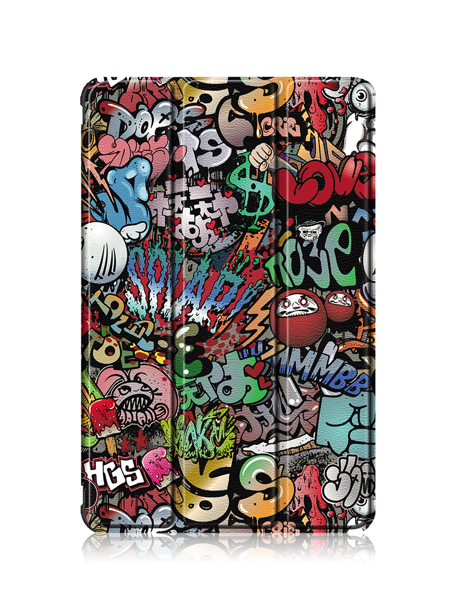 фото Планшетный чехол zibelino tablet для samsung tab a7 lite 8.7 (t220/t225) graffiti