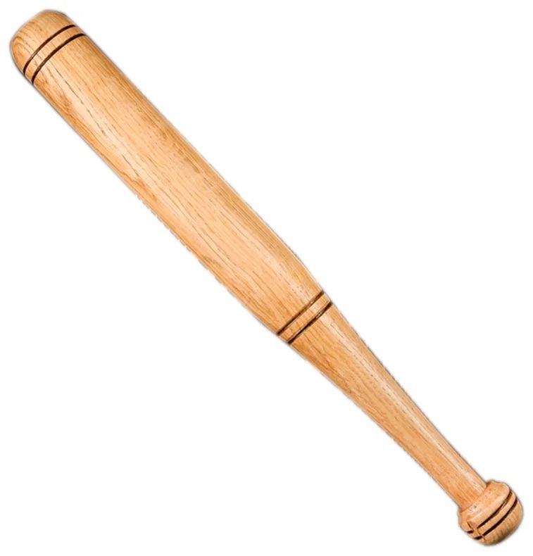 Бита бейсбольная деревянная 62 см