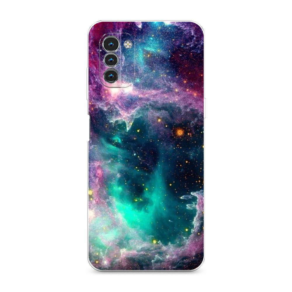 

Чехол на Nokia G11 "Звездные облака", Розовый;бежевый, 125050-2