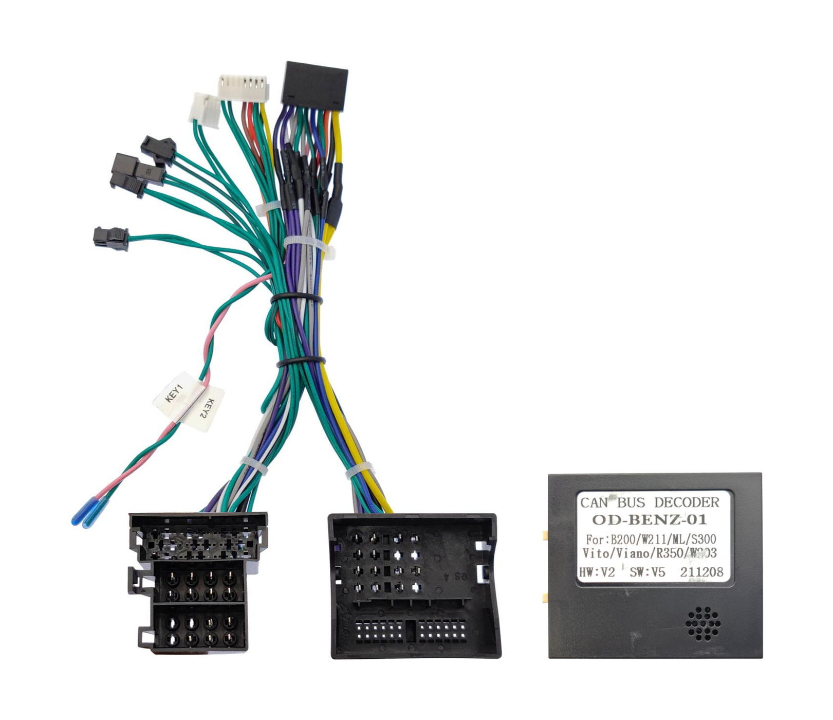 

Провод UMS Ksize WS-MTME01 для подключения ШГУ Mercedes E W211 2002-2009 CAN, WS-MTME01