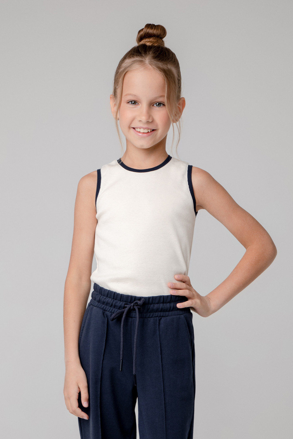 

Майка бельевая детская CROCKID М 3394-1, белый, 122, М 3394-1