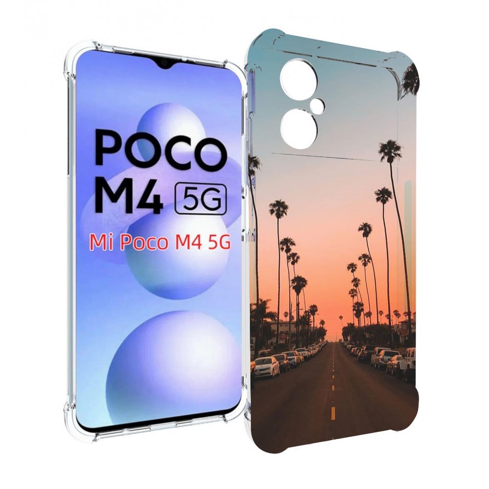 

Чехол MyPads дорога-с-закатом для Xiaomi Poco M4 5G, Прозрачный, Tocco