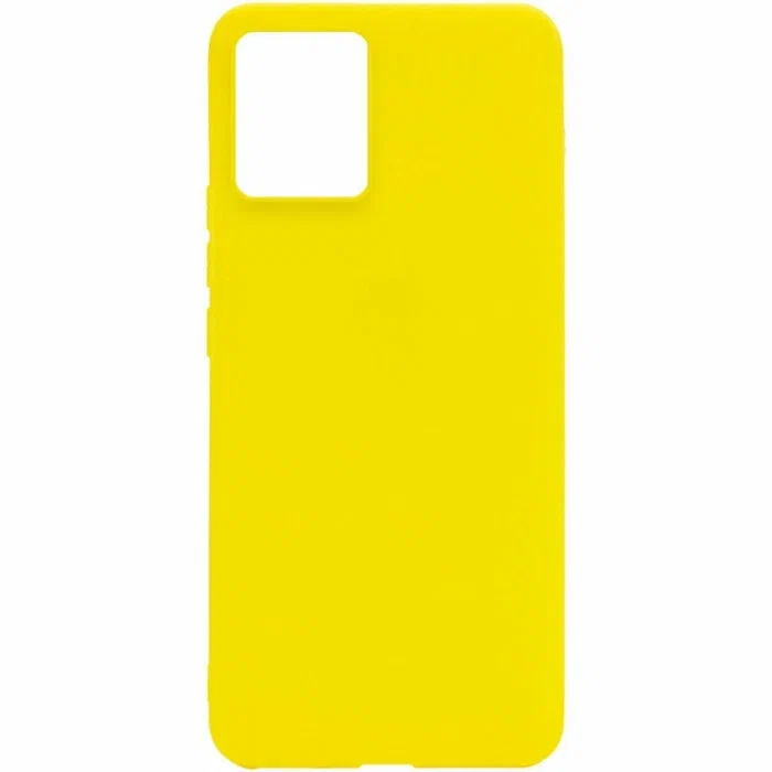 

Чехол силиконовый с подкладкой Qvatra для Realme 8 желтый, для Realme 8 желтый