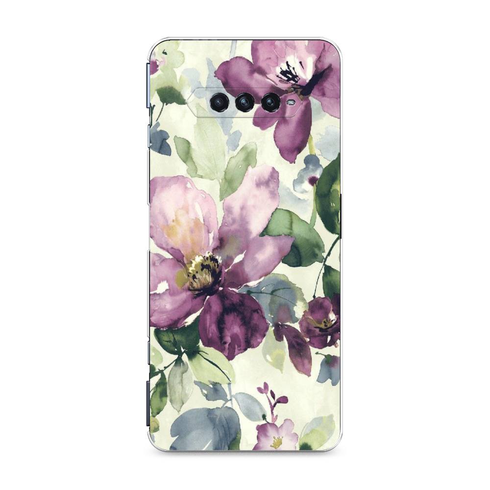 

Чехол Awog на Xiaomi Black Shark 4/4S/4S Pro/4 Pro "Сиреневые цветы-акварель", Разноцветный, 311150-10