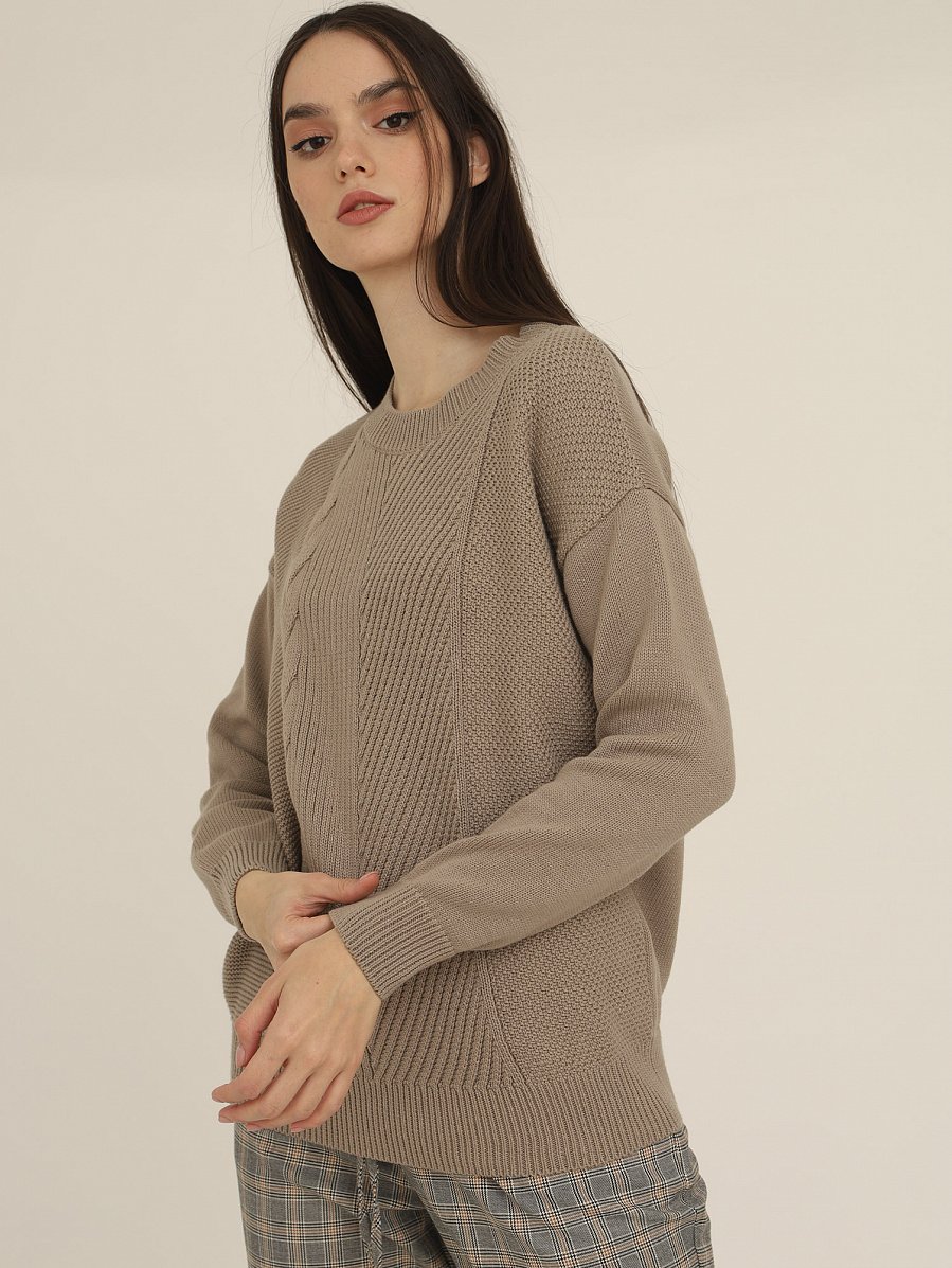 

Джемпер женский Glenfield бежевый, D21GCB21T-03C