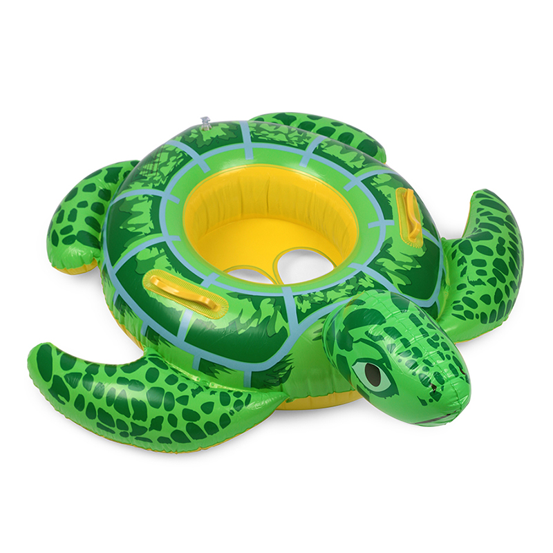 фото Круг для плавания baziator с трусами и ручками черепаха зеленый bg0129a