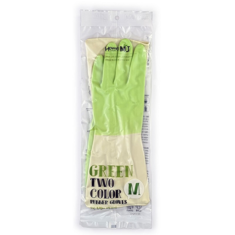 фото Перчатки латексные хозяйственные myungjin rubber glove, размер м