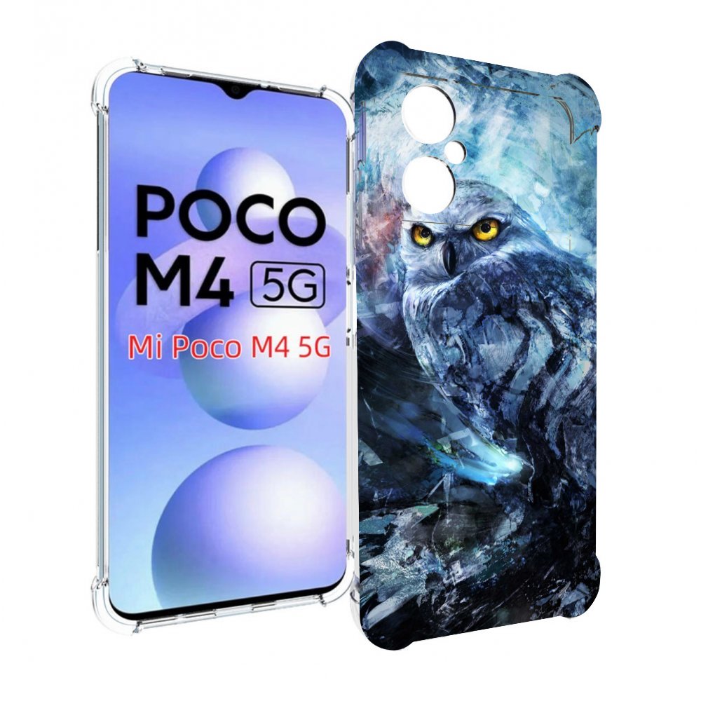 

Чехол MyPads замороженная-сова для Xiaomi Poco M4 5G, Прозрачный, Tocco