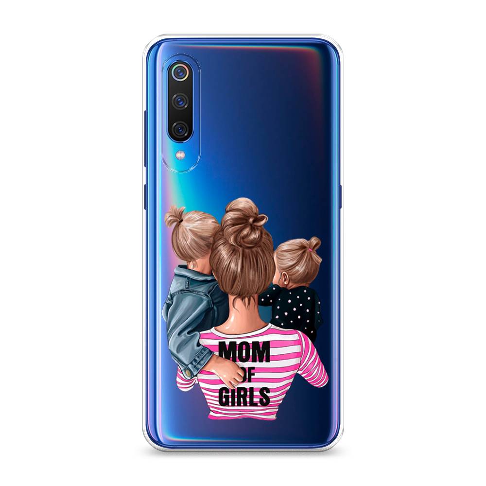 

Чехол Awog на Xiaomi Mi 9 "Mom of Girls", Разноцветный, 34850-6