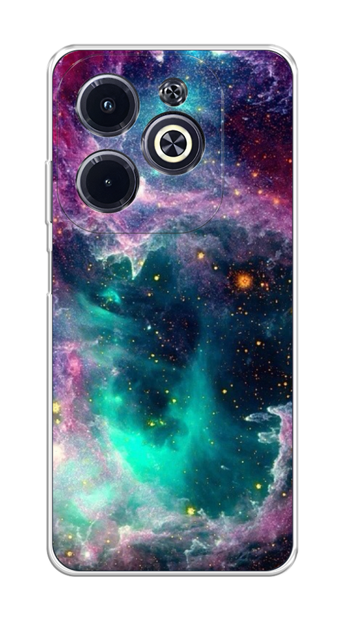 

Чехол на Infinix Hot 40i "Звездные облака", Розовый;бежевый, 3105450-1
