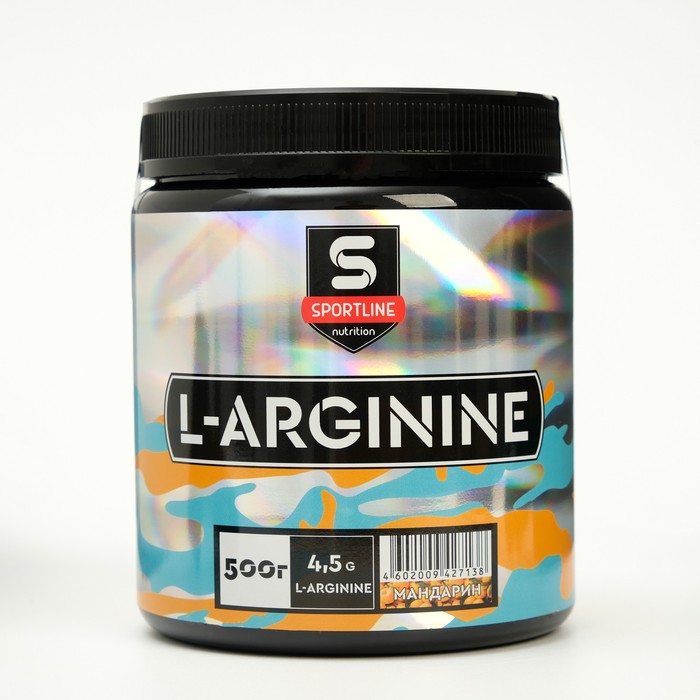 

Аргинин SportLine Nutrition L-Arginine, мандарин, 500 г