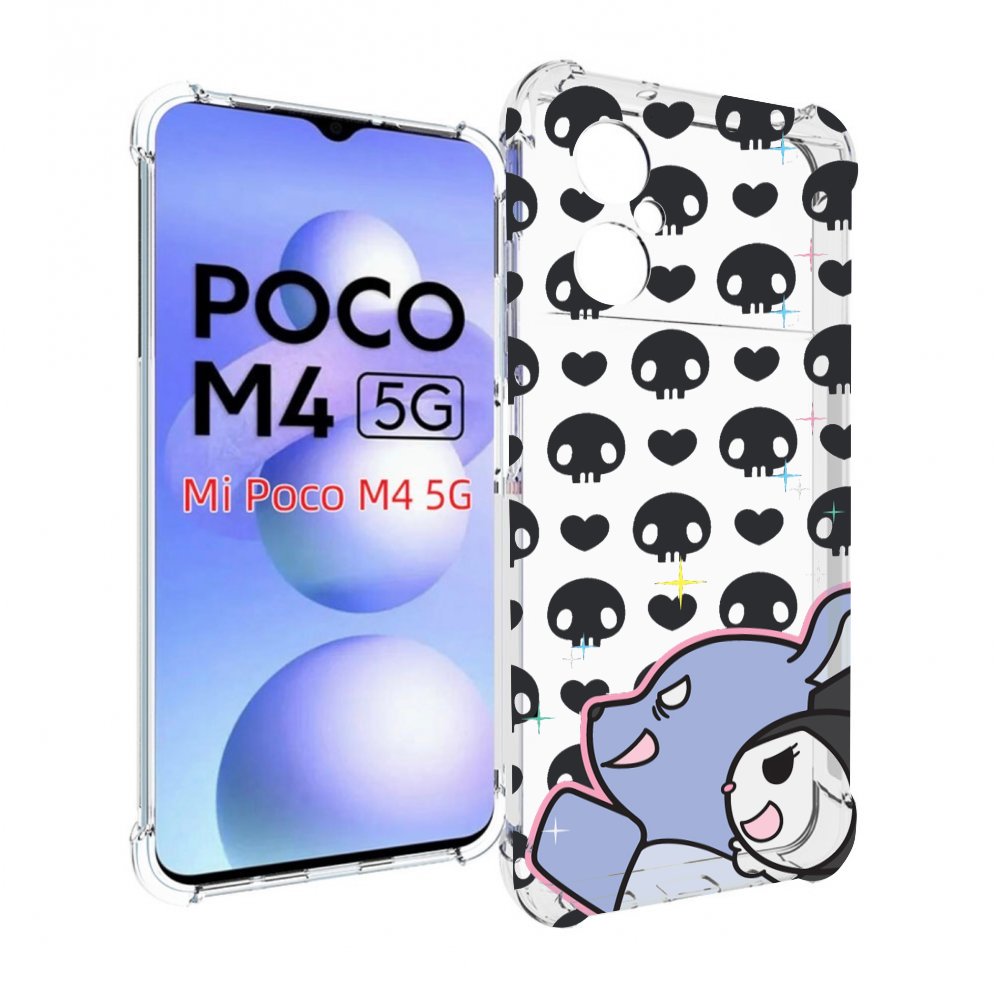 

Чехол MyPads злые-мини-животные детский для Xiaomi Poco M4 5G, Прозрачный, Tocco