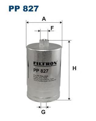 

Фильтр Топливный Рр827 FILTRON pp827