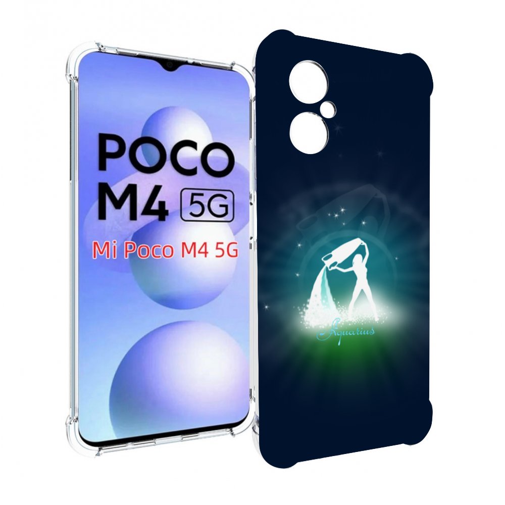 

Чехол MyPads знак зодиака водолеи 1 для Xiaomi Poco M4 5G, Прозрачный, Tocco