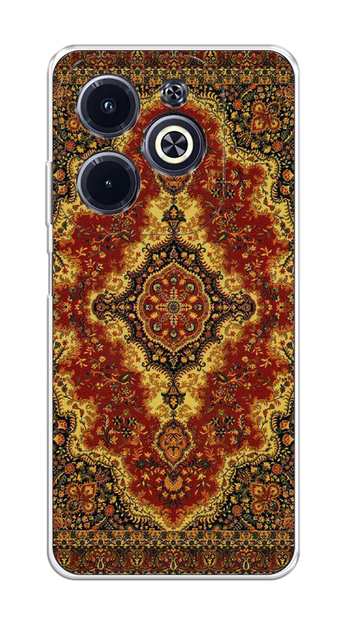 

Чехол на Infinix Hot 40i "Ковер", Коричневый;золотистый;красный, 3105450-1