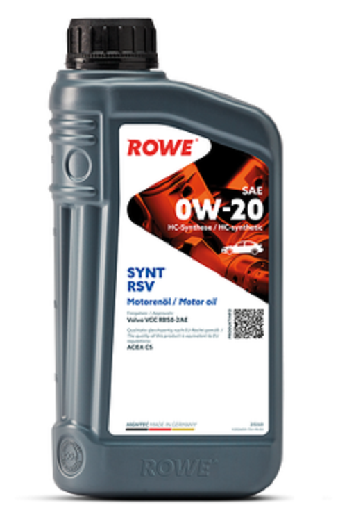 

Моторное масло ROWE синтетическое 0w20 1л