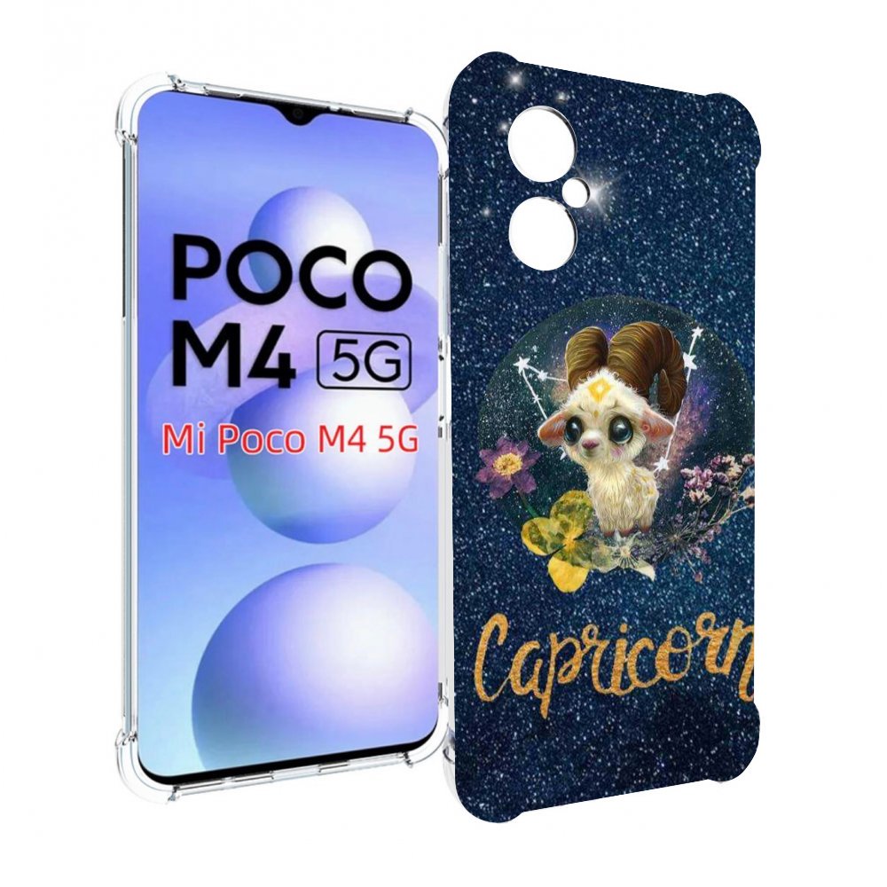 

Чехол MyPads знак зодиака козерог 3 для Xiaomi Poco M4 5G, Прозрачный, Tocco