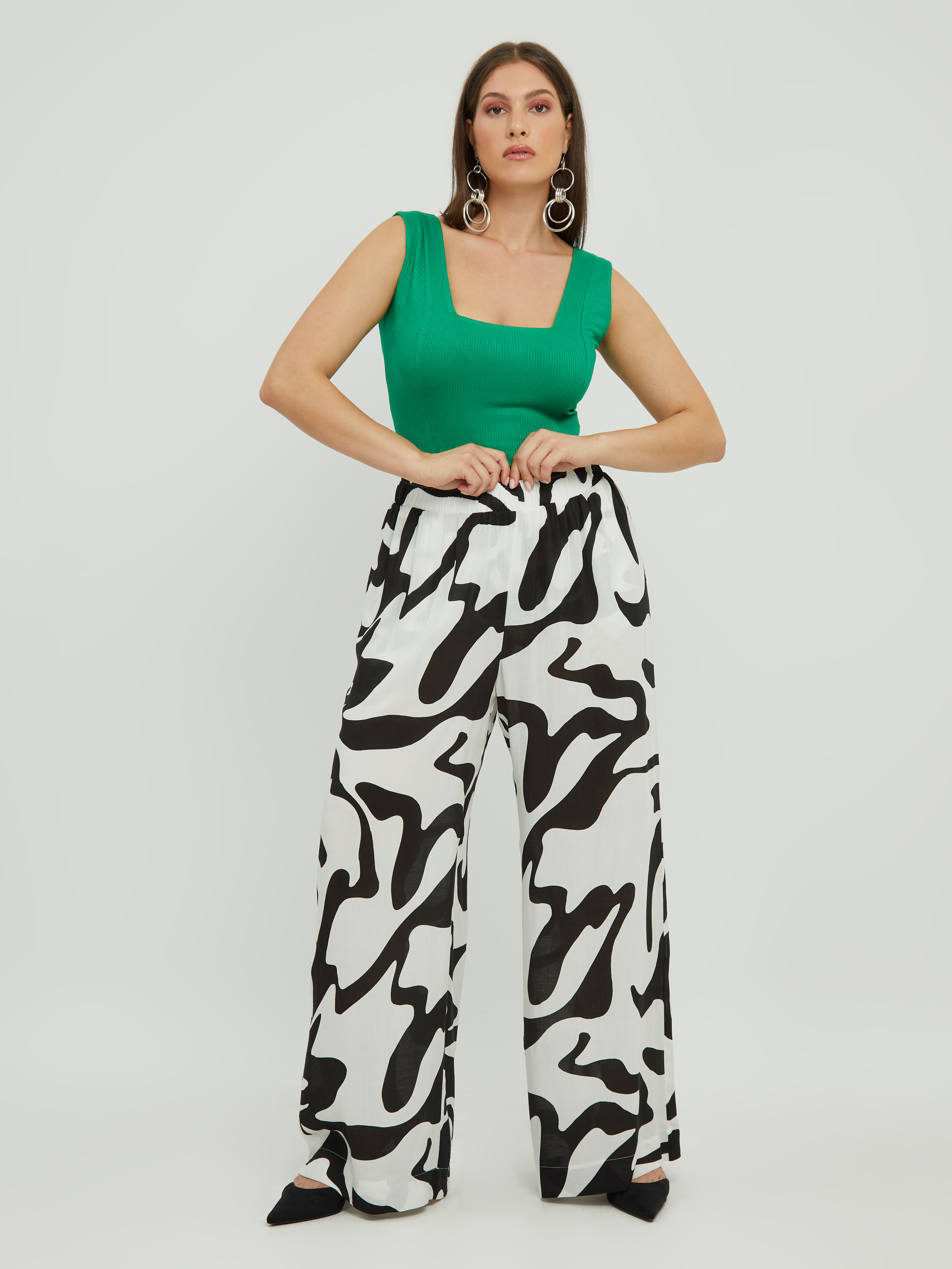 

Брюки женские MAT fashion Plus size_2056 черные S, Plus size_2056