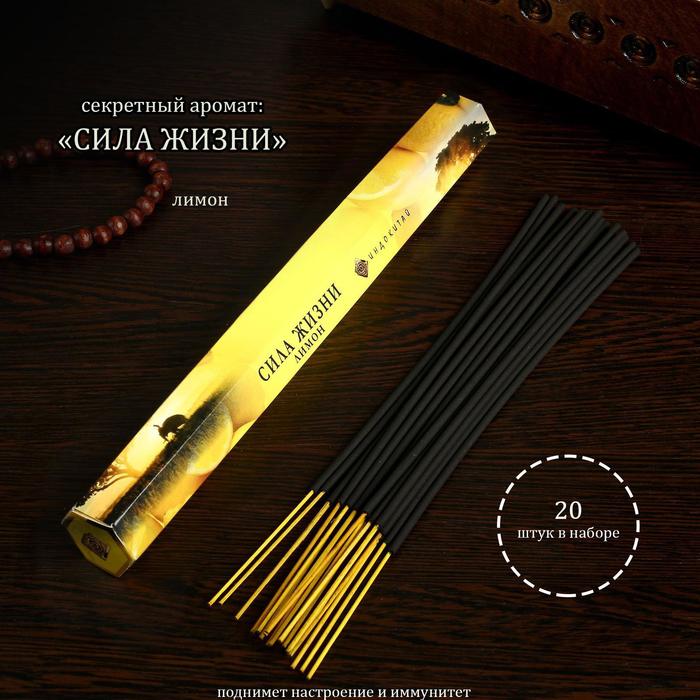 

Благовония "Сила жизни", 20 палочек в упаковке, шестигранник