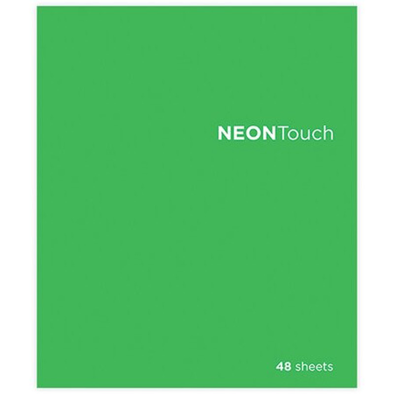 

Тетрадь А5 48 л. ПЗБМ, скоба, клетка, Soft Touch, выборочный лак НеонТач 15 шт
