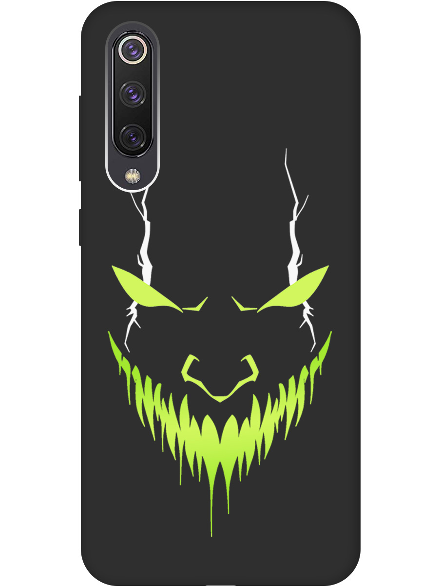 

Силиконовый чехол на Xiaomi Mi 9 SE с принтом "Evil Face" матовый черный, Черный;белый;зеленый, 721347551