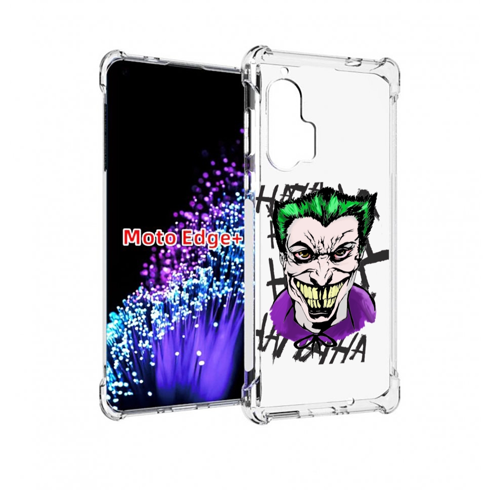 

Чехол MyPads Джокер-крейзи для Motorola Edge+ Plus, Прозрачный, Tocco